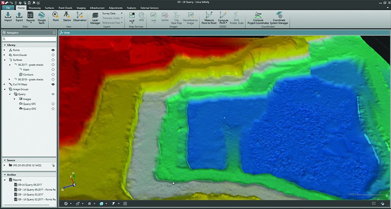 Leica  UAV2 Quarry HeatMap