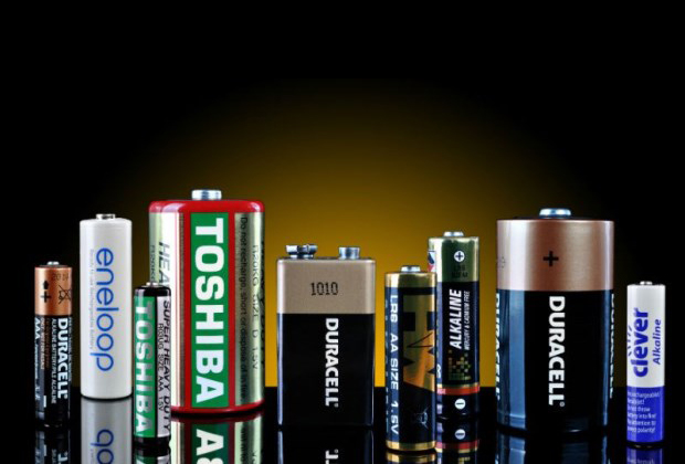 不同型式及不同廠牌電池